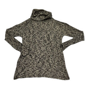 Dee Elle Small Gray Long Sleeve Turtleneck Knit Shirt